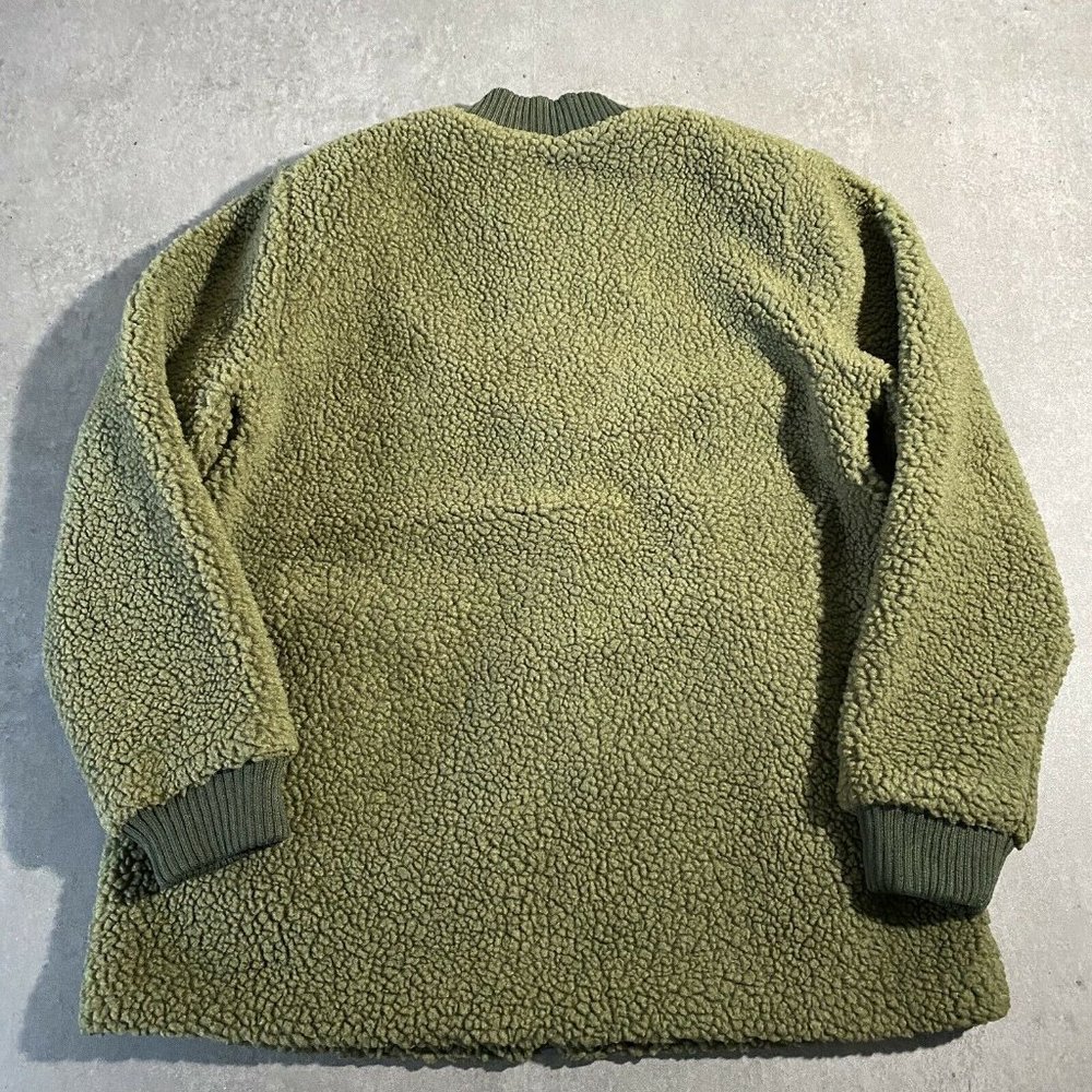 Abercrombie & Fitch deep pile Fleece Jacket Medium - Picture 5 of 7